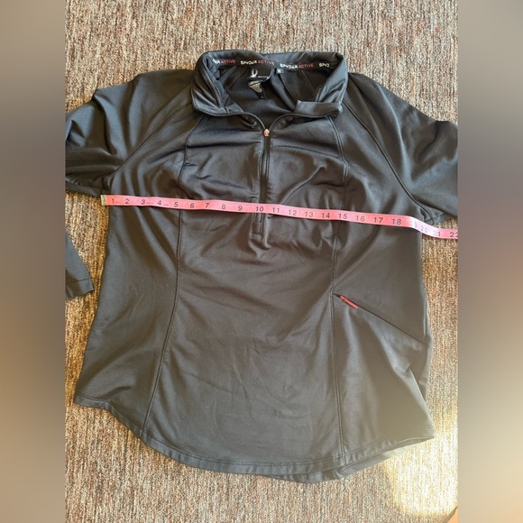 Spyder active Women’s quarter zip pull over jacket  size XL - Picture 8 of 9